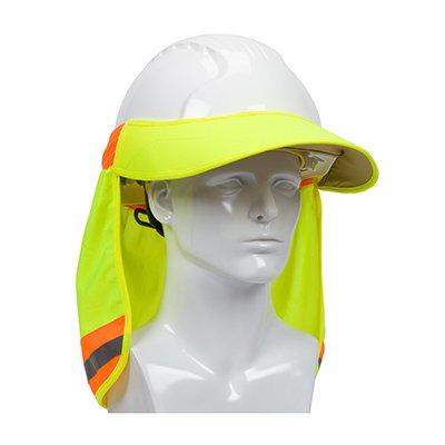 Protective Industrial Products 396-800 Hi-Vis Hard Hat Visor and Neck Shade