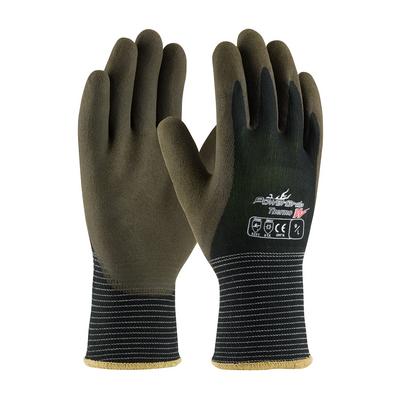 Protective Industrial Products 41-1430 Seamless Knit Polyester Glove with Acrylic Liner and Latex MicroFinish Grip on Palm & Fingers