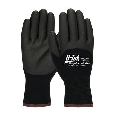 Protective Industrial Products 41-7322 Seamless Knit PolyKor® Blend Glove with Acrylic Lining and PVC Foam Grip on Palm, Fingers & Knuckles