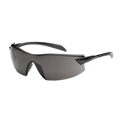 Protective Industrial Products 250-45-0021 Rimless Safety Glasses with Gray Temple, Gray Lens and Anti-Scratch / Anti-Fog Coating