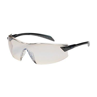 Protective Industrial Products 250-45-0010 Rimless Safety Glasses with Gray Temple, Clear Lens and Anti-Scratch / Anti-Reflective Coating