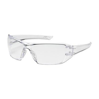 Protective Industrial Products 250-46-0020 Rimless Safety Glasses with Clear Temple, Clear Lens and Anti-Scratch / Anti-Fog Coating