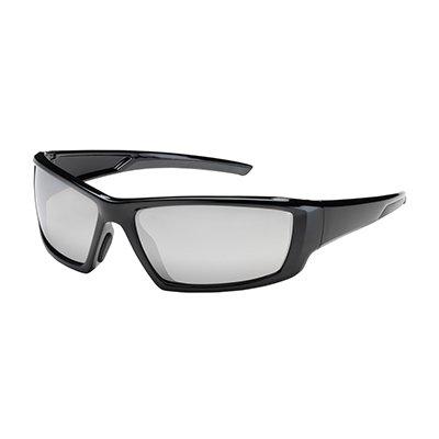 Protective Industrial Products 250-47-0020 Full Frame Safety Glasses with Black Frame, Clear Lens and Anti-Scratch / Anti-Fog Coating