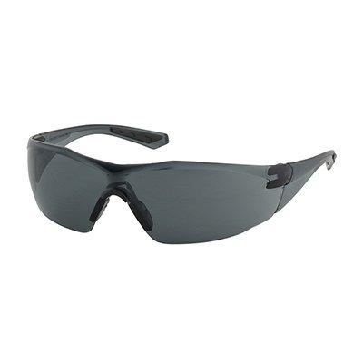Protective Industrial Products 250-49-0021 Rimless Safety Glasses with Gray Temple, Gray Lens and Anti-Scratch / Anti-Fog Coating