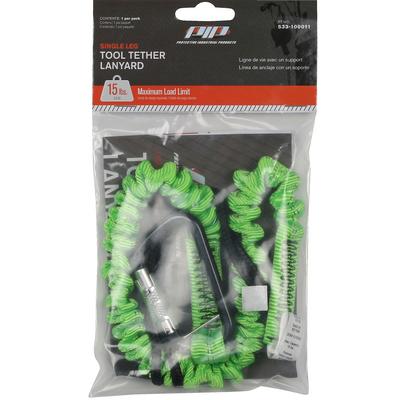 Protective Industrial Products 533-100011 Single Leg Tool Tethering Lanyard - 10 lbs. maximum load limit - Retail Packaged