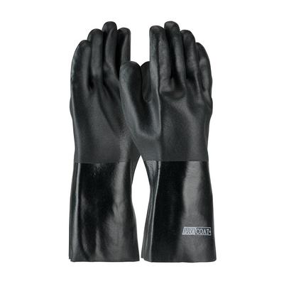 Protective Industrial Products 58-8040DD Premium PVC Dipped Glove with Jersey Liner and Rough Acid Finish - 14