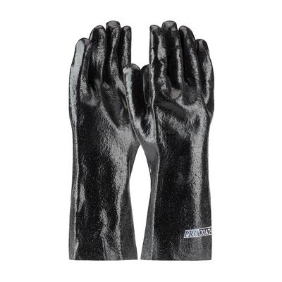 Protective Industrial Products 58-8040R Premium PVC Dipped Glove with Interlock Liner and Semi-Rough Finish - 14