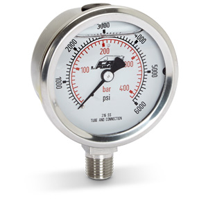 Cat pumps 6087 SS Pressure Gauge
