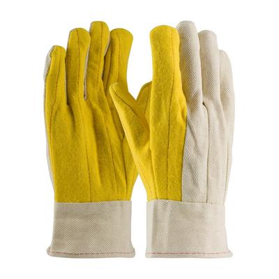 Protective Industrial Products M18BT Cotton Chore Glove with Double Layer Palm/Back and Nap-out Finish - Band Top