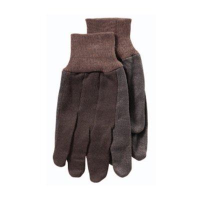 Protective Industrial Products 95-809PD Regular Weight Cotton Jersey Glove with PVC Dot Grip on Palm, Thumb and Forefinger - Men's