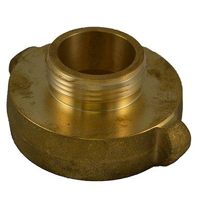 South park corporation A3708MB A37, 1.5 Customer Thread Female X 1.5 Customer Thread Male Adapter Brass, Rockerlug Tested to 500 psi