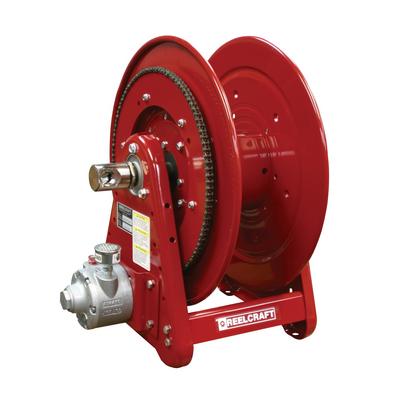 Reelcraft AA34106 M4A 1/2 in. x 50 ft. Heavy Duty Air Motor Driven Twin Hydraulic Hose Reel
