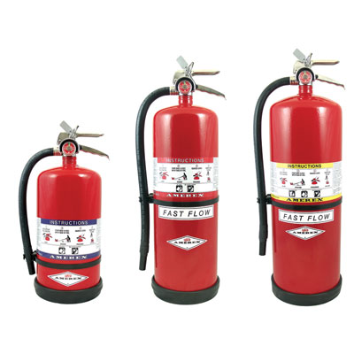 Amerex 567 fast flow high performance dry chemical extinguisher