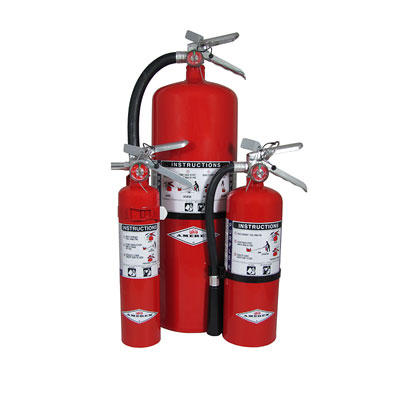 Amerex A413 aluminum valve stored pressure dry chemical extinguisher