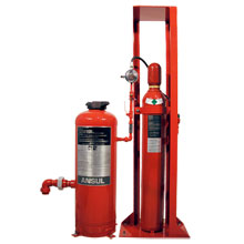 Ansul 23980 dry chemical piped fire suppression system