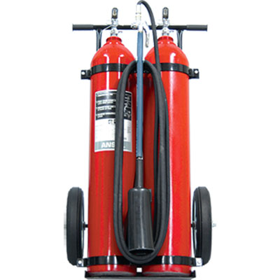 Ansul CD-100-D-1 carbon dioxide wheeled fire extinguisher