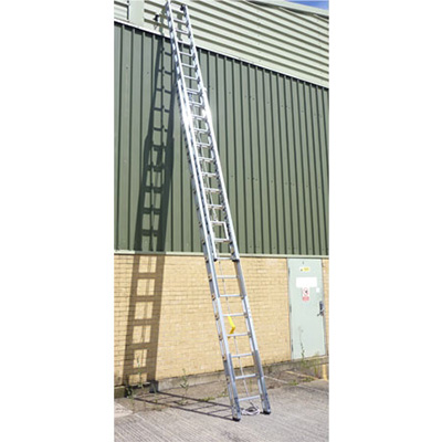 Double shop extension ladder