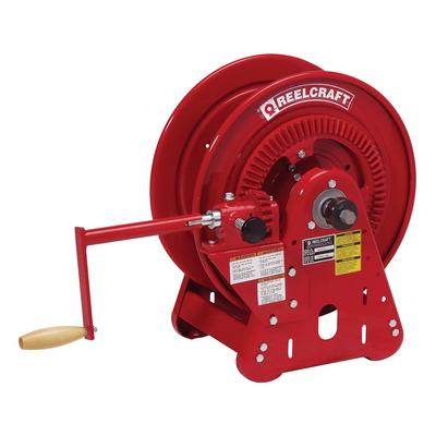 Reelcraft BA34118 M 1/2 in. x 160 ft. Heavy Duty Bevel Crank Twin Hydraulic Hose Reel