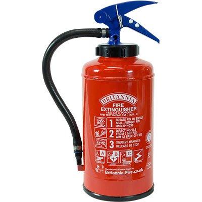 Britannia Fire Ltd BAS4 stored pressure ABC dry powder fire extinguisher