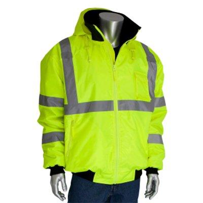 Protective Industrial Products 323-HSSE ANSI Type R Class 3 Hooded Sweatshirt