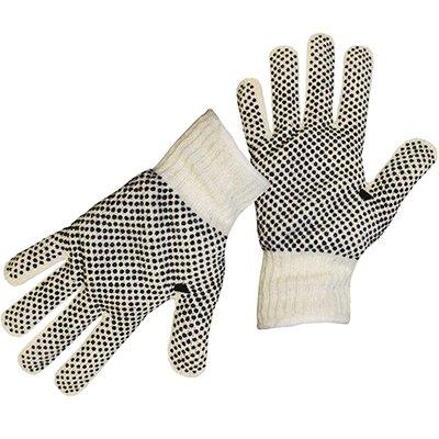 Protective Industrial Products 1JP5522 Medium Weight Seamless Knit Cotton/Polyester Glove with PVC Dotted Grip - Double-Sided