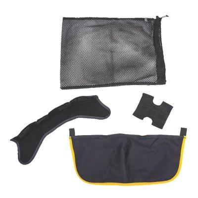 MSA 10187686 Black Nomex Ear Cover And Liner, Ratchet And Crown Pads, Laundering Bag (For Large N5A And N6A)