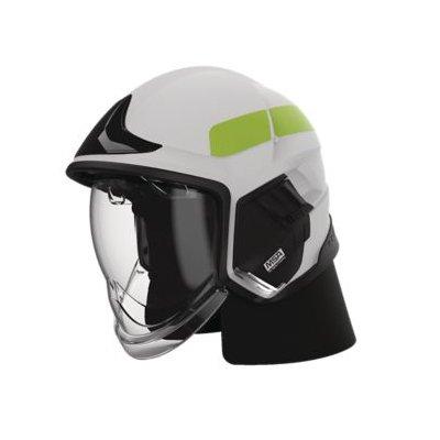 MSA GYM1018500000-BU16 Cairns XF1 Fire Helmet, Medium, Matte White