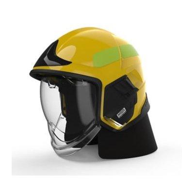 MSA GYL1018500000-JD16 Cairns XF1 Fire Helmet, Large, Yellow