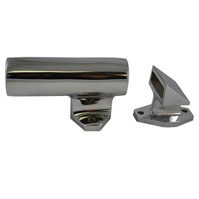 South park corporation CHR5501C CH55, Crowbar Holder Set Raised Style Chrome Plated Brass