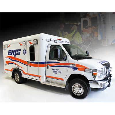 Crestline Coach Apex Type III ambulance