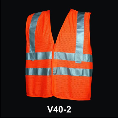 Dicke Safety Products V40-2 orange mesh polyester material