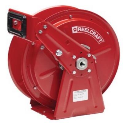 Reelcraft DP7800 OMP 1/2 in. x 50 ft. Compact Dual Pedestal Hose Reel