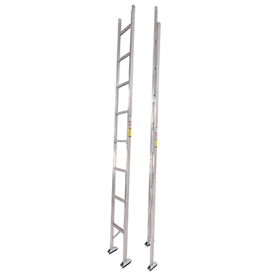 Duo-Safety Series 585-A Aluminum is a folding ladder