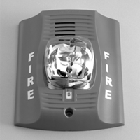 Fire Lite Alarms (Honeywell) P2RHK 2-wire wall horn/strobe