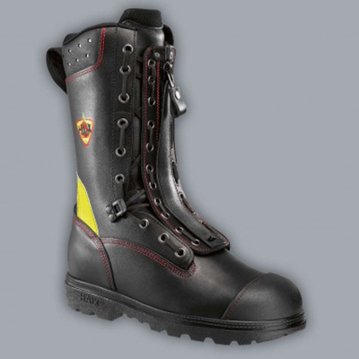 Haix Fire Flash service boot with lace-lacing closure