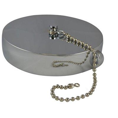 South park corporation HCC2814AC HCC28, 4 National Standard Thread ( NST) Female Cap Brass Chrome Plated with Chain, Rockerlug Tested to 500 psi