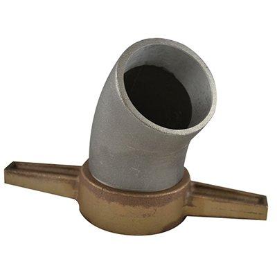 South park corporation HFE2505AA HFE25, 2.5 National Standard Thread (NST) Female Hydrant Flushing Elbow with 360 Degree Rotation, Made of Aluminum