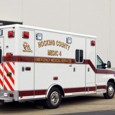 Horton Emergency Vehicles 553 with Type III Ford E-450
