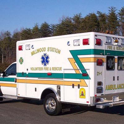 Horton Emergency Vehicles Model 453 with Type 1 Ford F-350