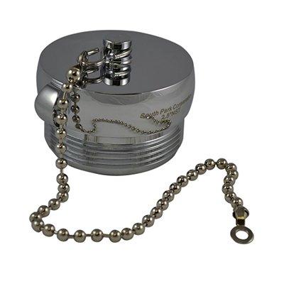 South park corporation HPC3008MC HPC30, 2.5 Customer Thread Male Plug with chain Rockerlug Chrome Plated