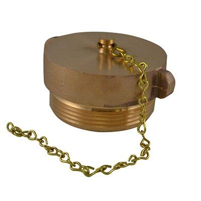 South park corporation HPC3008MB HPC30, 2.5 Customer Thread Male Plug with chain Rockerlug Brass