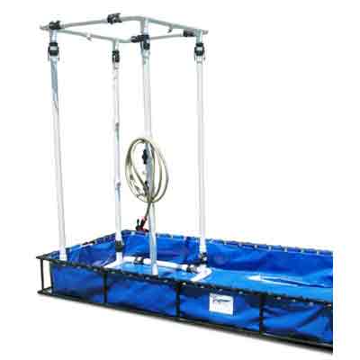 Husky Portable Containment ALFDP-48WS with four shower heads