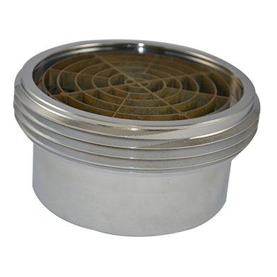 South park corporation IL35S20MC IL35S, 4 National Pipe Thread Female X 5 Customer Thread Male Brass Chrome Plated, Internal Lug Bushing with Screen