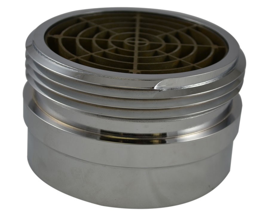 South park corporation IL35S22AC IL35S, 4.5 National Pipe Thread Female X 4.5 National Standard Thread (NST) Male Brass Chrome Plated, Internal Lug Bushing with Screen