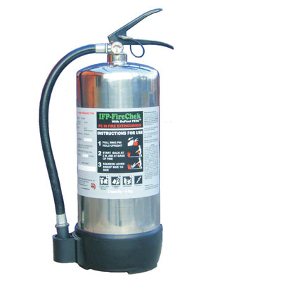 Integrated Fire Protection FE2-SM clean agent fire extinguisher