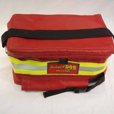 Back Step Bag carries supplies typical for hose evolutions