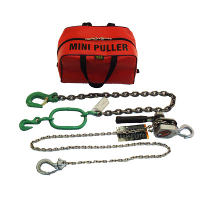 Mini Puller Kit with free-chain mechanism
