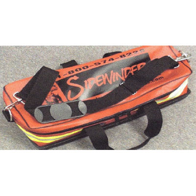 Sidewinder Bag is a rescue kit that can be carried or dragged on its Tuff Bottom