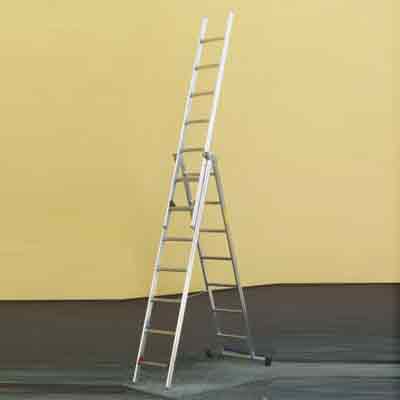 JUST Leitern AG  FO-615 is an aluminium extension ladder