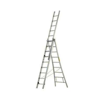 JUST Leitern AG R-506 aluminium multi-purpose ladder